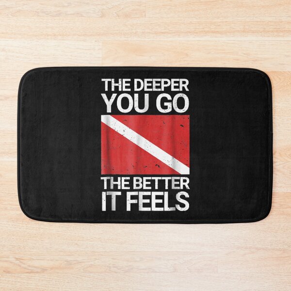 Item preview, Funny Scuba Diving with Red Dive Flag designed and sold by Liefke12441.