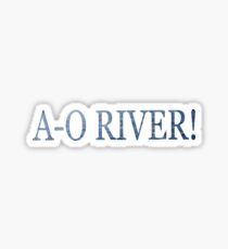 portlandia: A-O, RIVER! Sticker