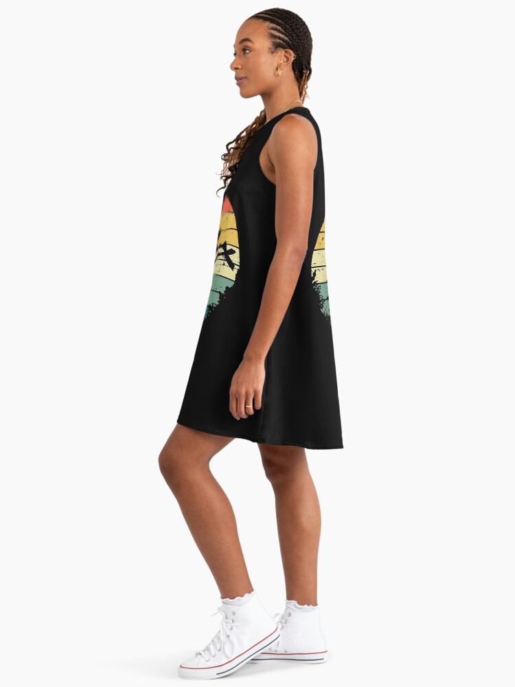 dress with vertical lines Maëlys black vertical-stripe netted maxi dress