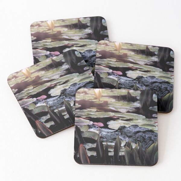 Item preview, Gator in Lilli pads of Okefenokee Swamp designed and sold by KbytesOfJax Outdoor and Nature.