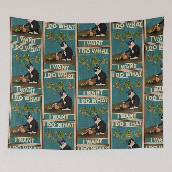Item preview, Tuxedo Cat Gardening Funny Quotes designed and sold by Douglafa.