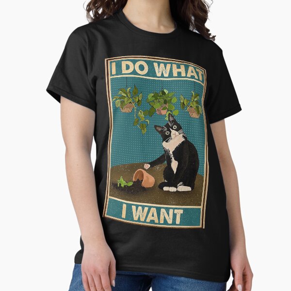 Item preview, Tuxedo Cat Gardening Funny Quotes designed and sold by Douglafa.