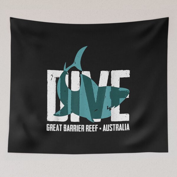 Item preview, Great Barrier Reef Shark Scuba Diving Australia Sea Fun Gift designed and sold by Liefke12441.