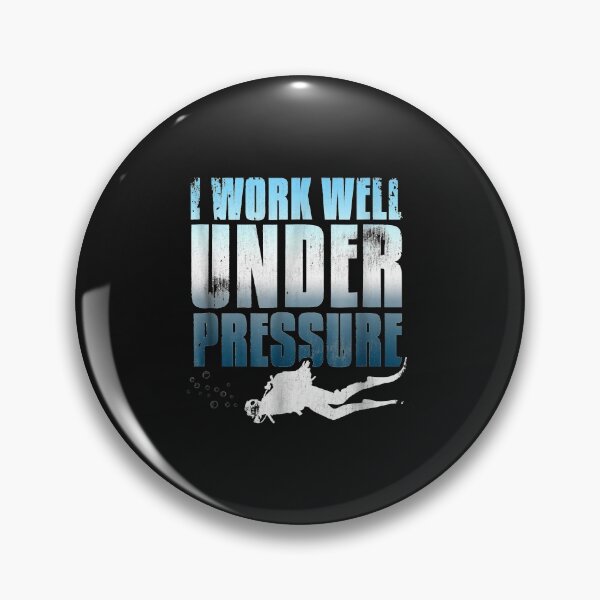 Item preview, I Work Well Under Pressure Scuba Diving Shirt designed and sold by Liefke12441.