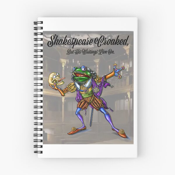 Item preview, Shakespeare Croaked, But His Writing Live On. designed and sold by DocSmith.