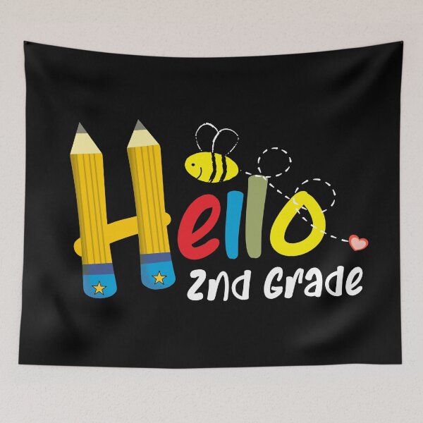 Item preview, Hello Second Grade designed and sold by PlusAdore.