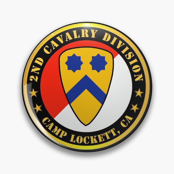 Item preview, Army - 2nd Cavalry Division - Camp Lockett, CA designed and sold by Military Insignia Products.