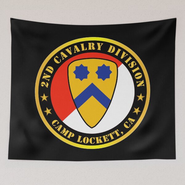 Item preview, Army - 2nd Cavalry Division - Camp Lockett, CA designed and sold by Military Insignia Products.