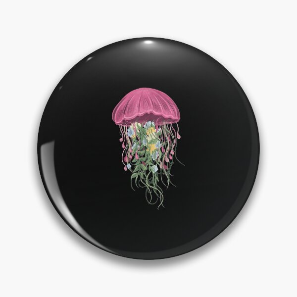 Artikelvorschau, Jellyfish Floral - Hawaiian Ocean Animal Scuba Diving Gift entworfen und verkauft von Liefke12441.