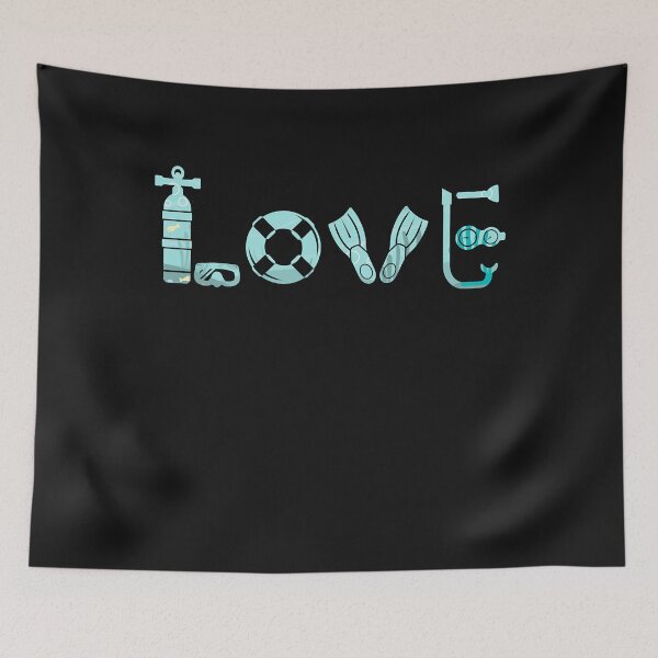 Item preview, Love Scuba Diving Freediving Ocean Dive Gear Diver Pullover Hoodie designed and sold by Liefke12441.