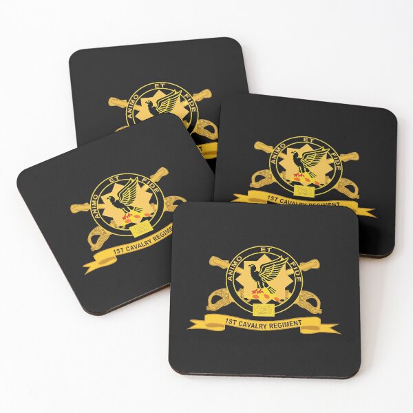 Item preview, Army - 1st Cavalry Regiment w Br - Ribbon designed and sold by Military Insignia Products.