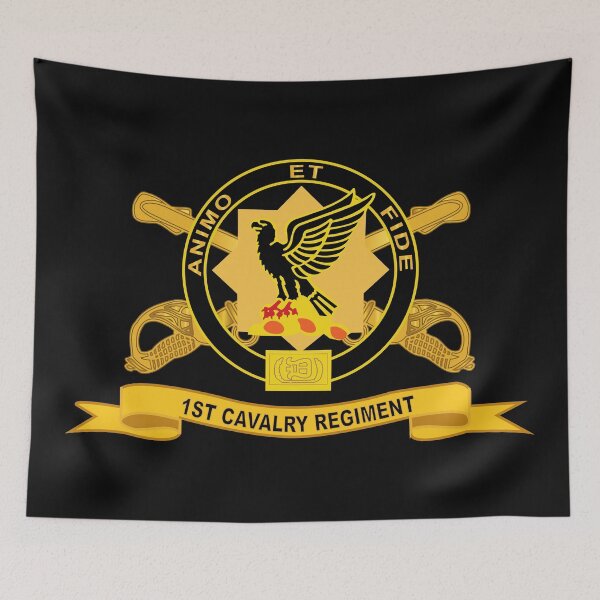 Item preview, Army - 1st Cavalry Regiment w Br - Ribbon designed and sold by Military Insignia Products.