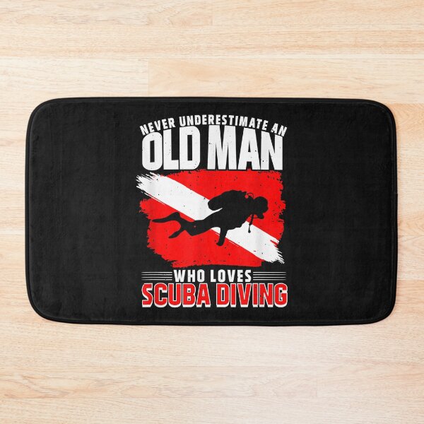 Item preview, Never Underestimate An Old Man Diver Gift Scuba Diving designed and sold by Liefke12441.