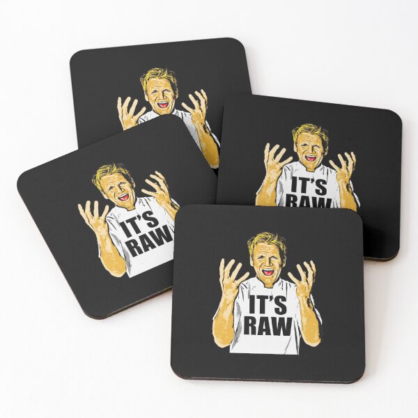 Item preview, Gordon Ramsay It's Raw for Men Women Full Size. for Man for Women Handmade gray designed and sold by Jeffrey King.