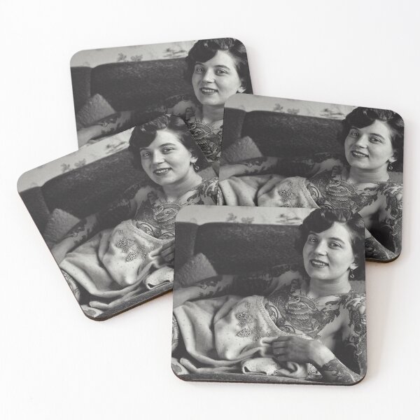 Item preview, TATTOO PHOTO CLASSIC PINUP PICTURE BLACK AND WHITE designed and sold by 999shirts.