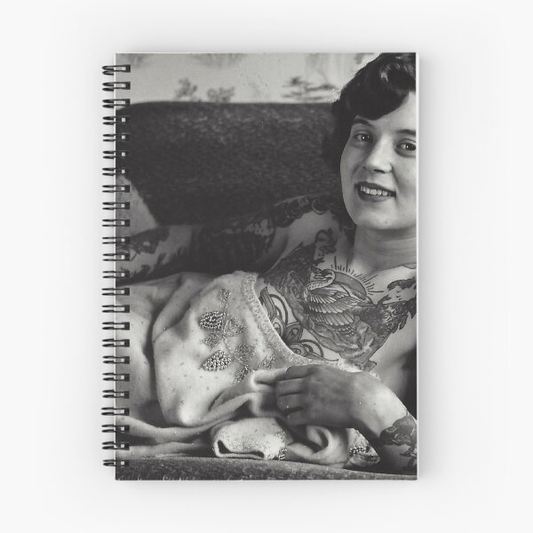 Item preview, TATTOO PHOTO CLASSIC PINUP PICTURE BLACK AND WHITE designed and sold by 999shirts.