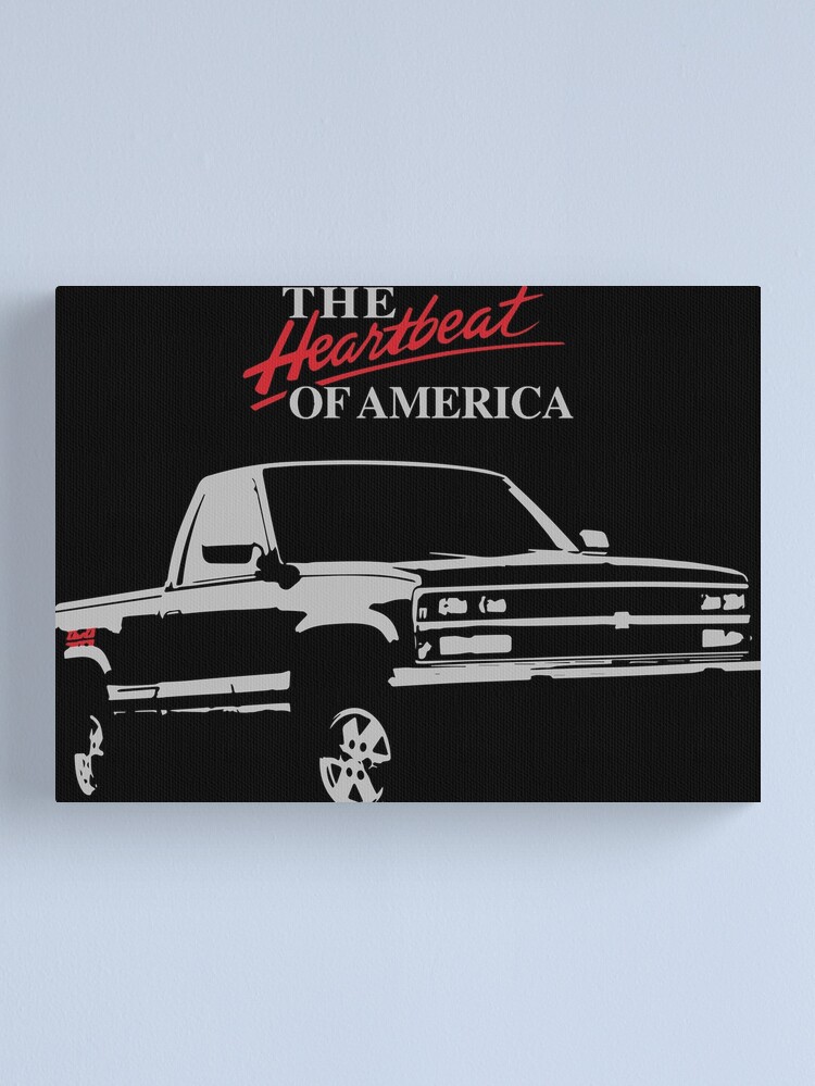 Alternate view of 1988 Chevy C/K1500 Pickup Truck Canvas Print