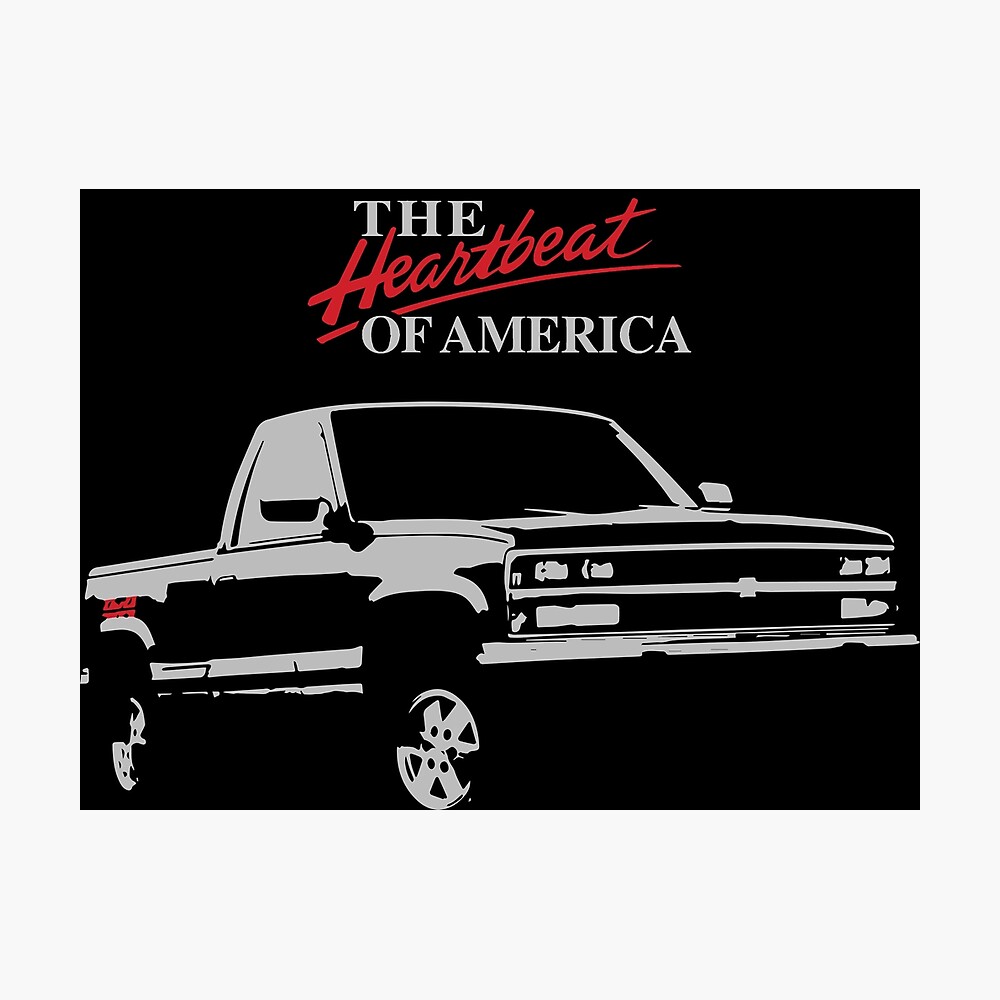 19 Chevy C K1500 Pickup Truck Poster For Sale By Fromthe8tees Redbubble