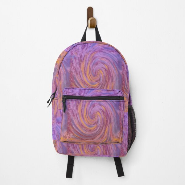 Aperçu de l'œuvre Violet ensoleillé : motif vortex violet et jaune créée et vendue par StephanieCAD.