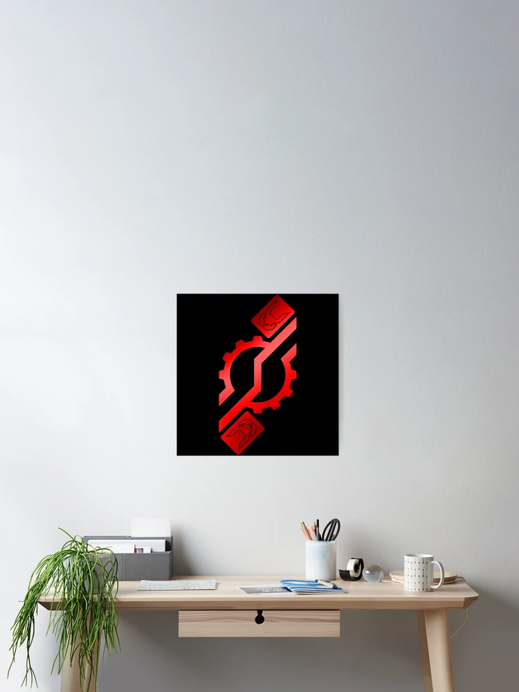 Thumbnail 2 of 3, Poster, Kamen Rider Build: Rabbit Rabbit Form Emblem designed and sold by Malunistorm.