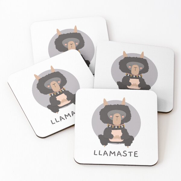Item preview, Llamaste Yoga Llama designed and sold by Jazzy Tees.