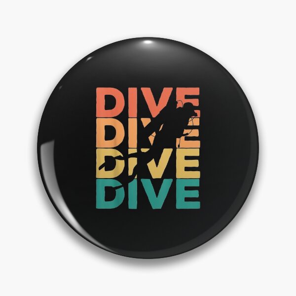 Item preview, Retro Vintage Diving Gift For Scuba Divers designed and sold by Liefke12441.