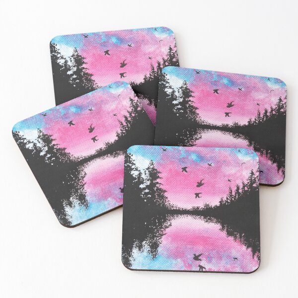 Item preview, Mirror Landscape Painting designed and sold by LataArtStudio.