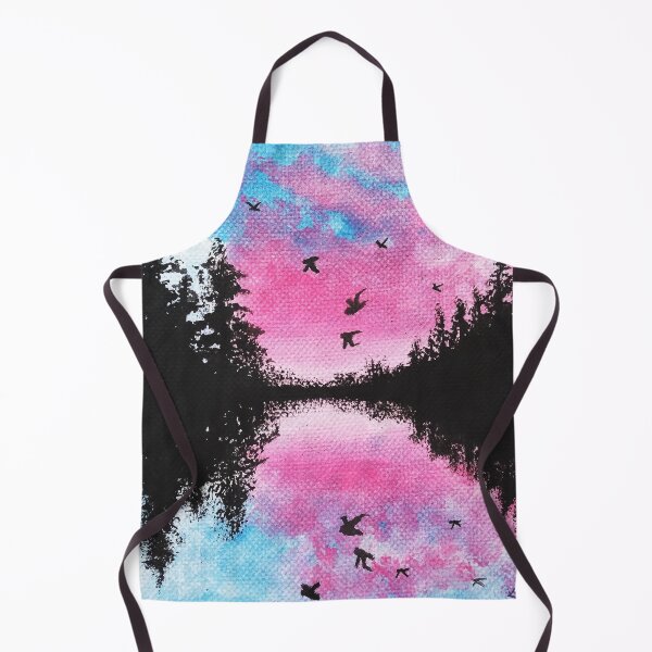 Item preview, Mirror Landscape Painting designed and sold by LataArtStudio.