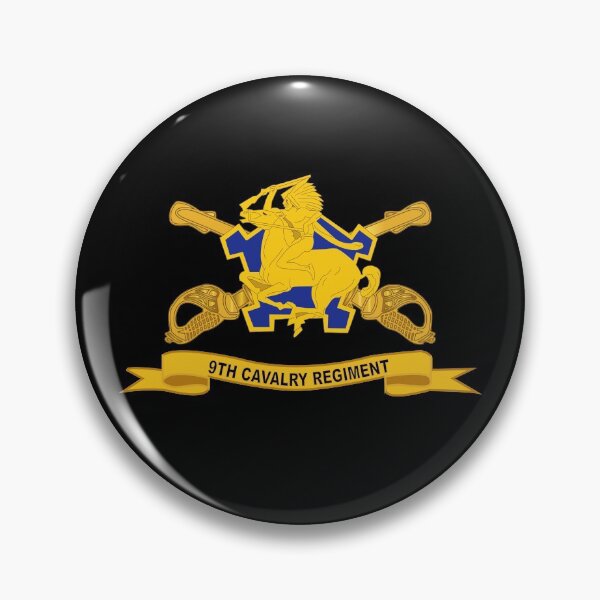 Item preview, Army  - 9th Cavalry Regiment w Br - Ribbon designed and sold by Military Insignia Products.