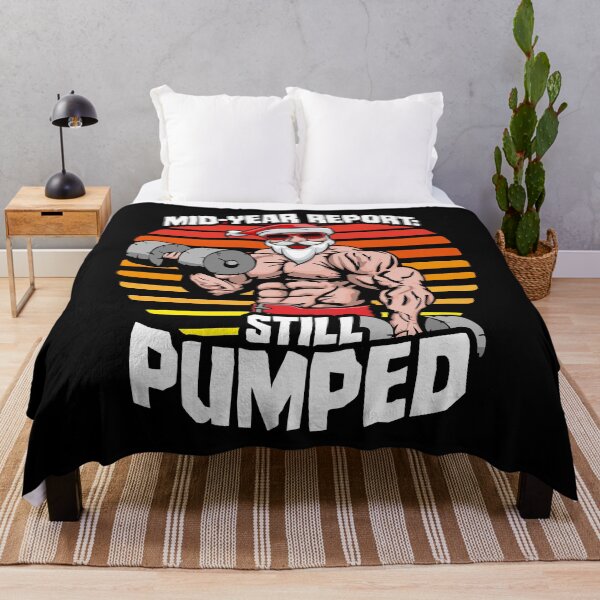 Item preview, Mid-Year Report Still Pumped Santa Beach Bod Gym Workout designed and sold by GrandeDuc.