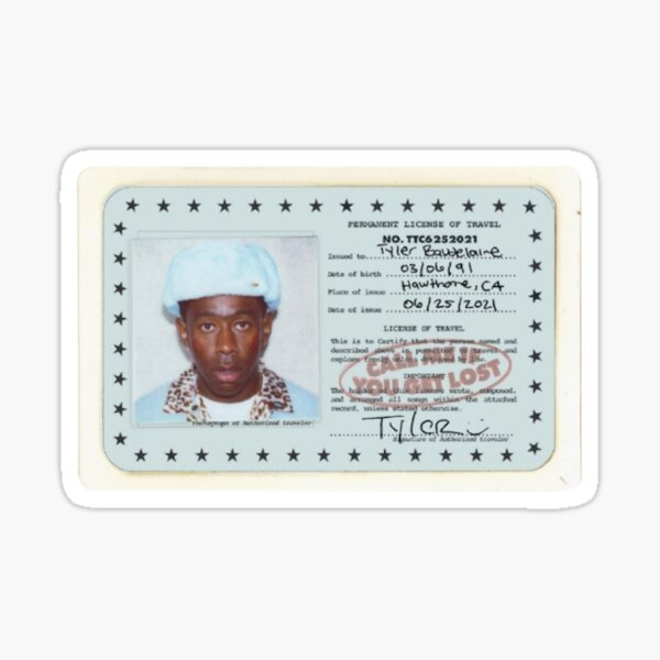 Call Me If You Get Lost - Tyler the creator Stars Sticker for Sale by  zrvby