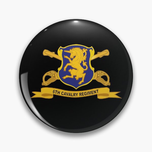 Item preview, Army  - 6th Cavalry Regiment w Br - Ribbon designed and sold by Military Insignia Products.