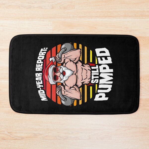 Item preview, Mid-Year Report Still Pumped Santa Kettlebell Gym Workout designed and sold by GrandeDuc.