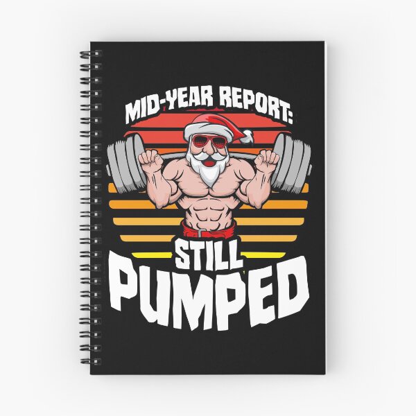 Item preview, Mid-Year Report Still Pumped Santa Beach Squat Gym Workout designed and sold by GrandeDuc.
