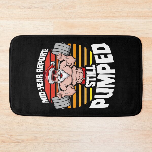 Item preview, Mid-Year Report Still Pumped Santa Beach Squat Gym Workout designed and sold by GrandeDuc.