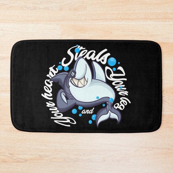 Item preview, Steals your leg and your heart, Funny Zombie Shark, Shark Week pun, Summer designed and sold by lucky-fern.