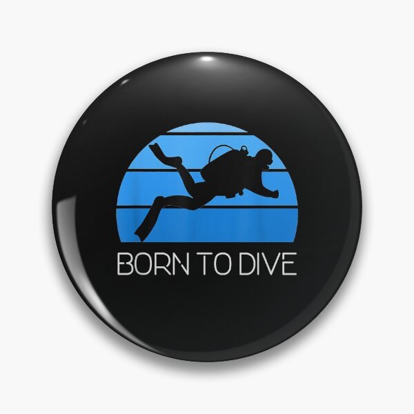 Item preview, Scuba Diving Blue Ocean Diver Silhouette Diving Born Dive designed and sold by Liefke12441.
