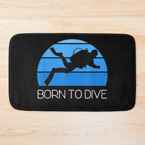 Item preview, Scuba Diving Blue Ocean Diver Silhouette Diving Born Dive designed and sold by Liefke12441.