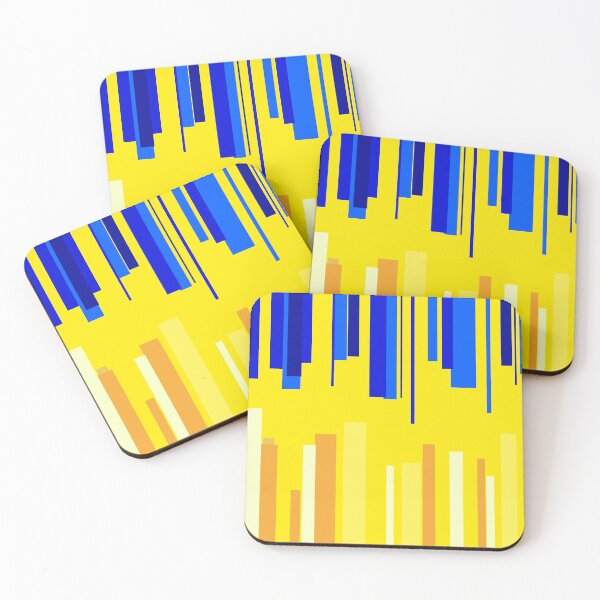 Item preview, Yellow and Blue Pattern  designed and sold by caramlfnnn.