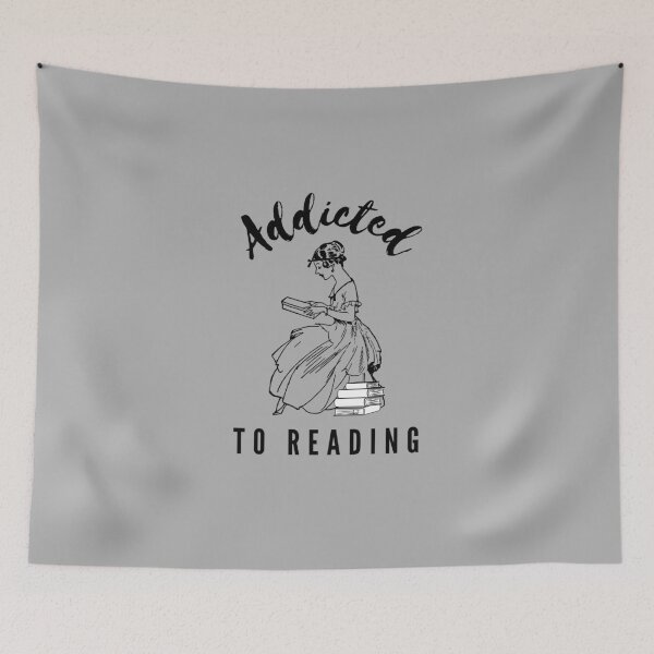 Item preview, Addicted to reading designed and sold by Amalaya.