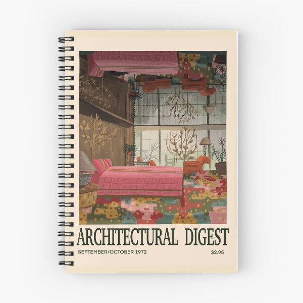 Aperçu de l'œuvre Inspiré de la couverture vintage Architectural Digest 1972 créée et vendue par Ainhoa Abad.