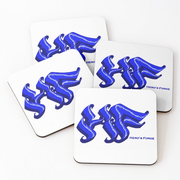 Item preview, Copy of HF old logo graffiti (Blue) designed and sold by Hallowed-Forge.