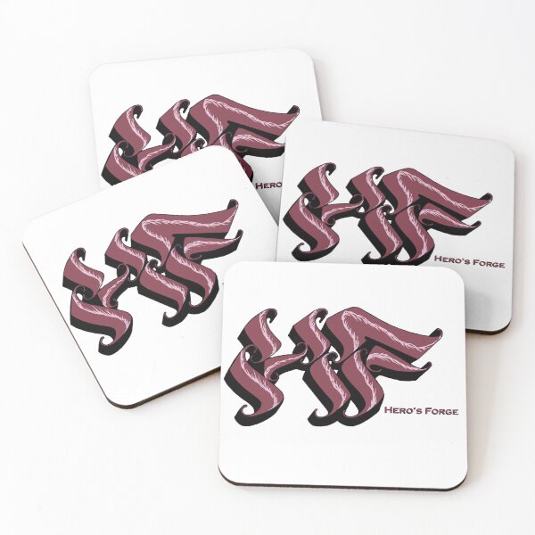 Item preview, Copy of HF old logo graffiti (Burgundy) designed and sold by Hallowed-Forge.
