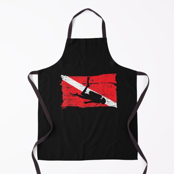 Item preview, Scuba Diving Flag vintage Divers gift designed and sold by Liefke12441.