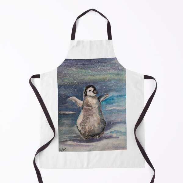 Item preview, Penguin in the snow designed and sold by AnjuPaintings.