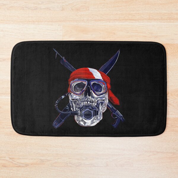 Item preview, Scuba Diving Gifts Skull Speargun Spearfishing Dive Flag Tank Top designed and sold by Liefke12441.