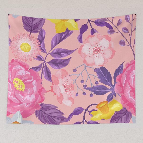 Item preview, Floral pattern designed and sold by Hoetoons.