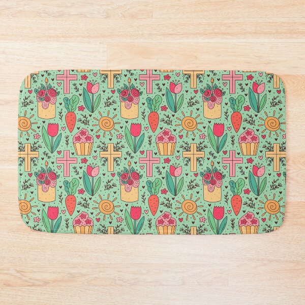 Item preview, Happy Easter Holiday Doodle Seamless Pattern designed and sold by Peekonet.