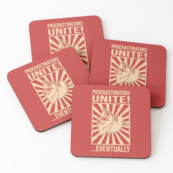 Item preview, Procrastinators Unite ...Eventually - Funny designed and sold by jeroo.