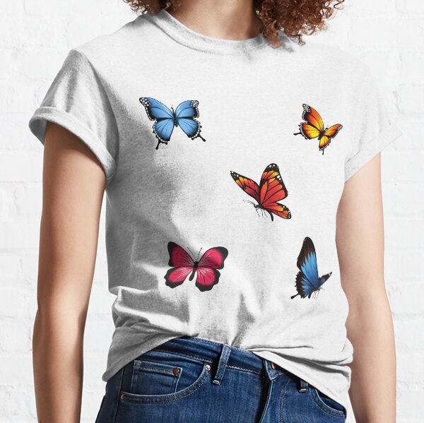 Cute Butterfly Pattern- Lovely Classic T-Shirt
